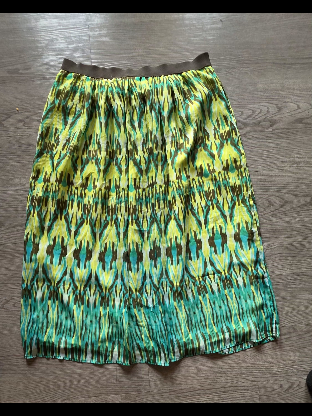 Ruby Rd. Green Patterned Maxi Skirt - Picture 5 of 8